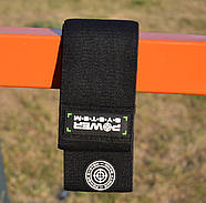 Тканева гумка для фітнесу та спорту Power System PS-4092 Booty Band LVL 2 Black/Green (d_80 см. 12-16кг.), фото 7