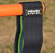 Тканева гумка для фітнесу та спорту Power System PS-4092 Booty Band LVL 2 Black/Green (d_80 см. 12-16кг.), фото 10