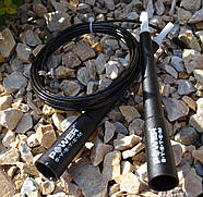Скакалка швидкісна Power System PS-4033 Crossfit Jump Rope Black (2,8m.), фото 5