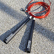 Скакалка швидкісна Power System PS-4033 Crossfit Jump Rope Red (2,8m.), фото 5