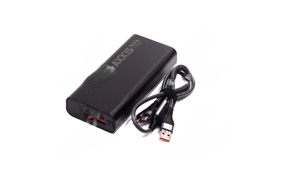 Повербанк 20000mAh, Ultra Fast Charge 5V3A+кабель зарядки ax-1386