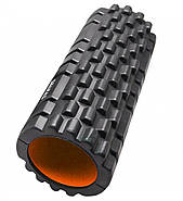 Масажний ролик (роллер) Power System PS-4050 Fitness Foam Roller Black/Orange (33x15см.), фото 2