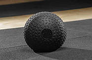 Слембол (м'яч) для кросфіту Power System PS-4117 SlamBall 15кг рифленый Black, фото 9