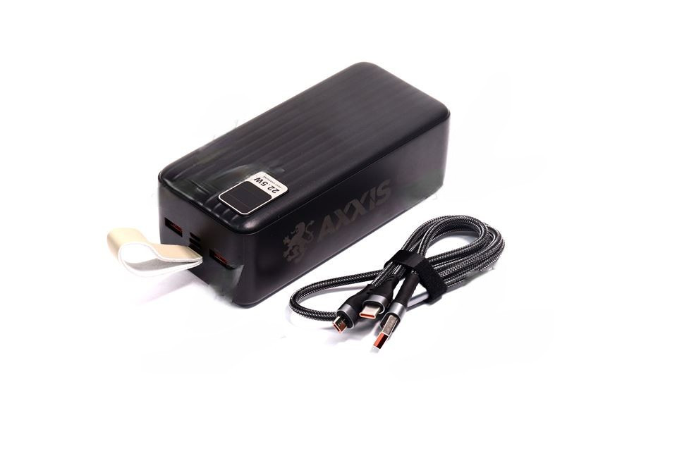 Повербанк 40000mAh, Ultra Fast Charge 5V4,5A+кабель зарядки ax-1387