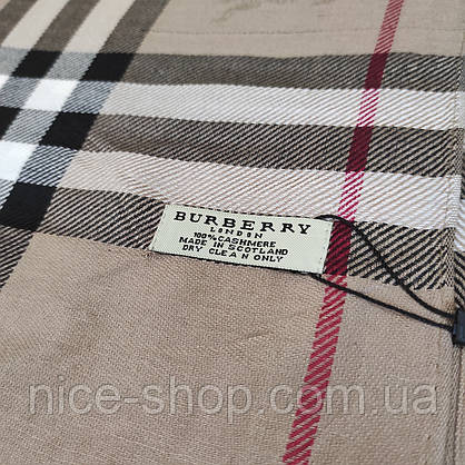 Палантин Burberry мокко, фото 6