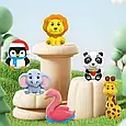 Набір для творчості "Гіпсові фігури з магнітом "Звірята" арт. 44184, фото 4