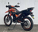 Кросовий мотоцикл 250 куб. SPARK SP250D-7 (Чорний з помаранчевим) БЕЗКОШТОВНА ДОСТАВКА, фото 6