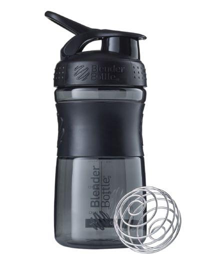 Шейкер спортивний (пляшка) BlenderBottle SportMixer Flip 20oz/590ml Black (500015)
