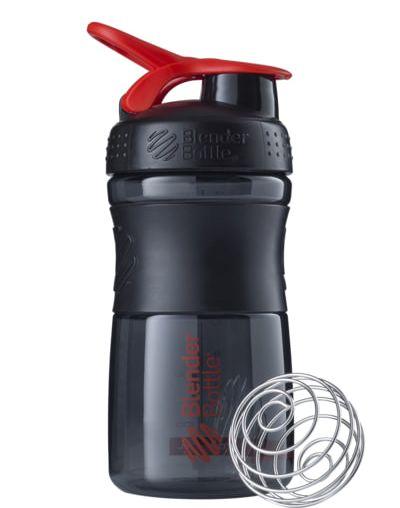 Шейкер спортивний (пляшка) BlenderBottle SportMixer Flip 20oz/590ml Black/Red (500012)