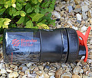 Шейкер спортивний (пляшка) BlenderBottle SportMixer Flip 20oz/590ml Black/Red (500012), фото 5