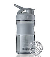 Шейкер спортивний (пляшка) BlenderBottle SportMixer Flip 20oz/590ml Grey, фото 4