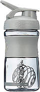 Шейкер спортивний (пляшка) BlenderBottle SportMixer Flip 20oz/590ml Grey, фото 6