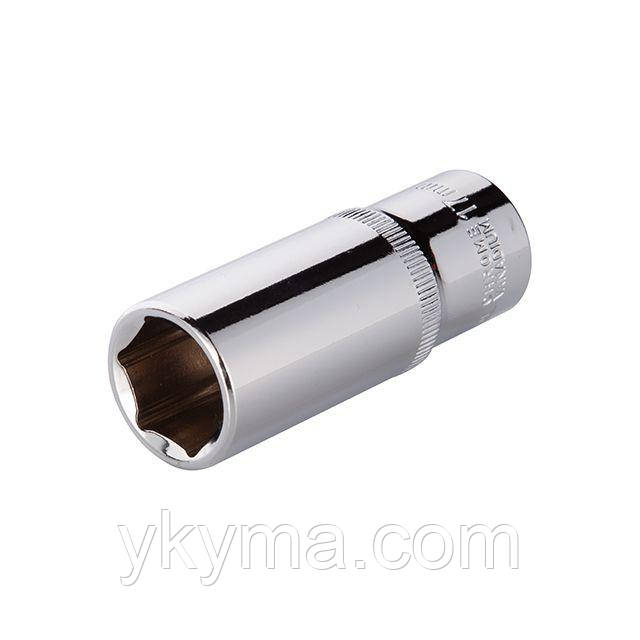 Головка шестигранна подовжена 3/8", 17 мм, Cr-V STORM INTERTOOL ET-0427