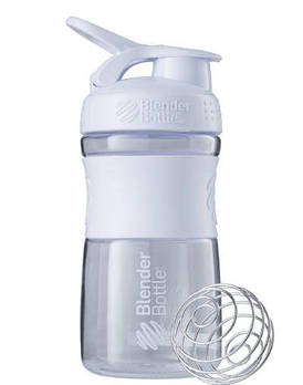 Шейкер спортивний (пляшка) BlenderBottle SportMixer Flip 20oz/590ml White