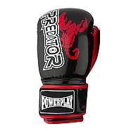 Боксерські рукавиці PowerPlay 3007 Scorpio Чорні карбон 16 унцій, фото 10