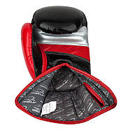 Боксерські рукавиці PowerPlay 3007 Scorpio Чорні карбон 16 унцій, фото 6