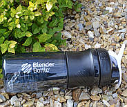 Шейкер спортивний (пляшка) BlenderBottle SportMixer Flip 28oz/820ml Black/White, фото 7