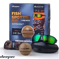 Эхолот Deeper CHIRP+2 + Westin Sunglasses + Deeper Neck Gaiter