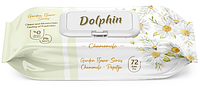 Влажные салфетки Dolphin Chamomile с клапаном (72 шт)