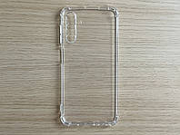 Чехол (бампер, накладка) на Samsung Galaxy A24 (Samsung SM-A245) полностью прозрачный, силиконовый AirBag