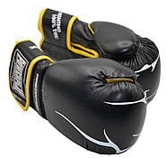 Боксерські рукавички PowerPlay 3018 чорно-жовті 10 унцій, фото 9