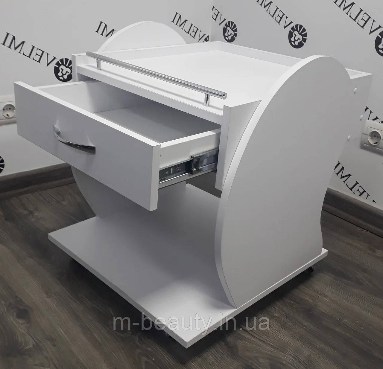 Тумба-візок для педикюру етажерка візок для манікюру столик косметолога для салону краси VM927, фото 1