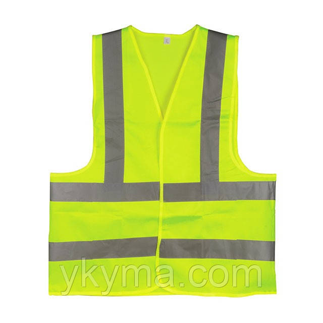 Жилет сигнальний зелений XL (60*70 см) INTERTOOL SP-2027