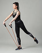 Набір трубчастих еспандерів U-POWEX UP_1040 Resistance bands set 5шт. 150LB (до 68кг.), фото 11