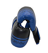 Снарядні рукавиці PowerPlay 3025 Чорно-Сині M, фото 5