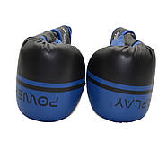 Снарядні рукавиці PowerPlay 3025 Чорно-Сині M, фото 8