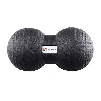 Масажний м'яч подвійний U-POWEX UP_1004 Epp foam peanut ball (d8*16cm.) Black