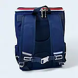 Шкільний рюкзак для хлопчиків із 3D Астронавтом ортопедичний ZMbaby 02 Синій — 3-6 клас, висота 40 см, фото 6