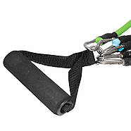 Набір трубчастих еспандерів U-POWEX UP_1040 Resistance bands set 5шт. 150LB (до 68кг.), фото 9