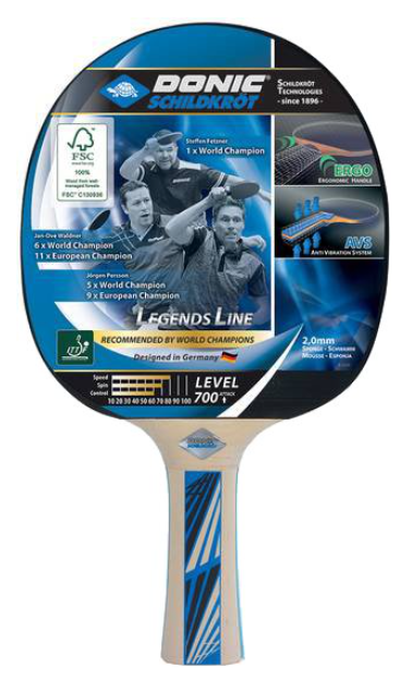 Ракетка для настільного тенісу Donic legends 700 fsc, Розмір: один (MD)