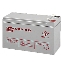 Аккумулятор гелевый 9 Ah (ампер-часов) LogicPower LPM-GL 12V