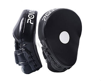 Лапи боксерські PowerPlay 3041 чорні PU [пара]