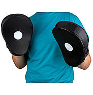 Лапи боксерські PowerPlay 3041 чорні PU [пара], фото 5