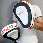 Лапы боксерские PowerPlay 3042 черно-белые PU [пара], фото 8