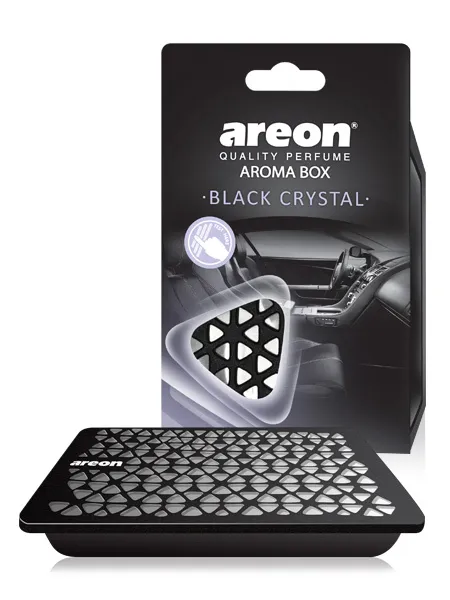 Ароматизатор під сидіння Areon Aroma Box Black Crystal, фото 1