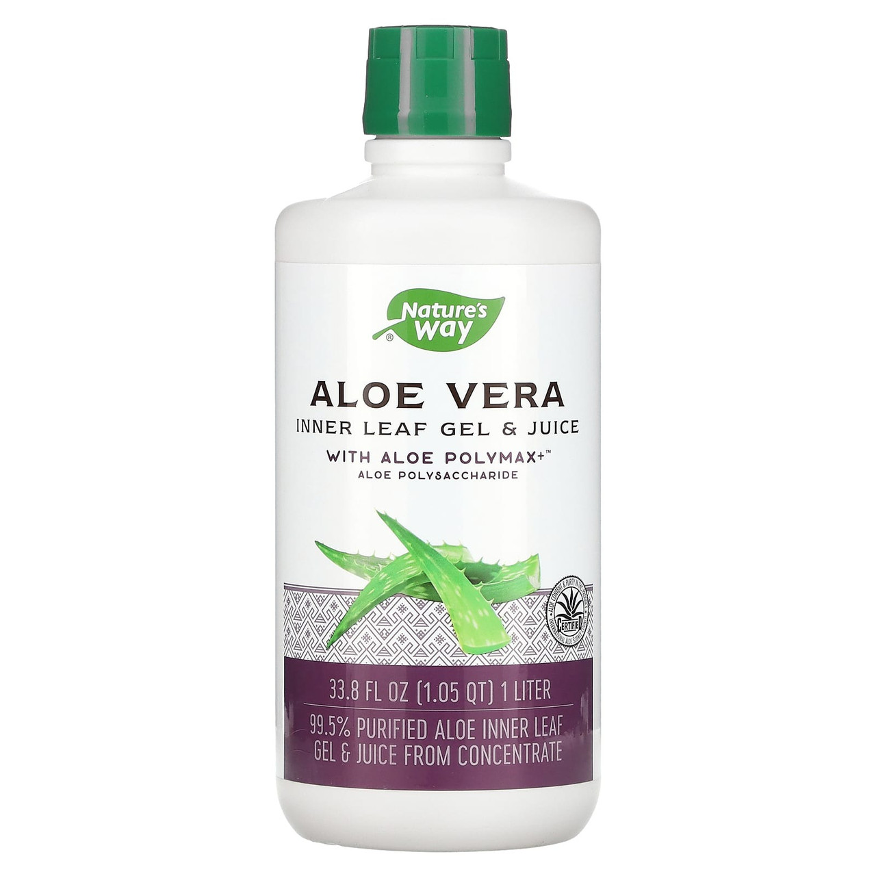 Алое Вера Nature's Way Aloe Vera гель і сік з листя 1 л