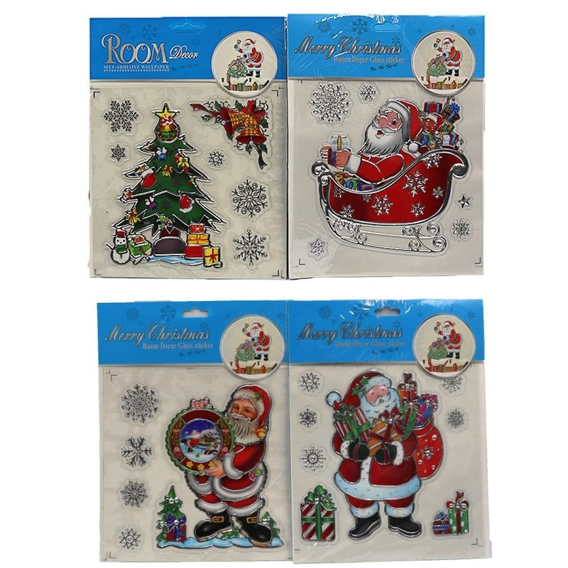Наліпки для вікон силіконові Josef Otten "Santa" 19*25 см