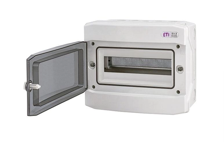 Електрощит пластиковий ETI ECH 12PT, 12 модулів, вологозахищений IP65, навісний, фото 1