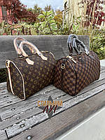 Женская сумка шопер кожаная Louis Vuitton Speedy