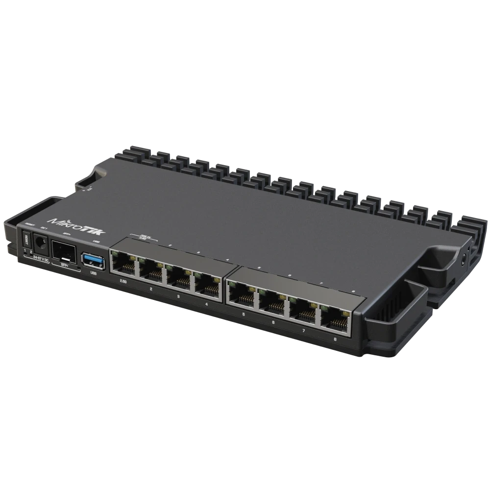 Маршрутизатор MikroTik USB 3.0, 1G, 2.5G Ethernet, 10G SFP+
