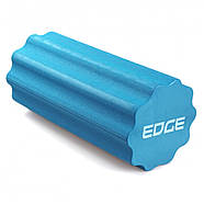 Масажний ролик EDGE профільований YOGA Roller EVA RO3-45 синій (45*15см.), фото 6