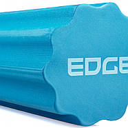 Масажний ролик EDGE профільований YOGA Roller EVA RO3-45 синій (45*15см.), фото 5