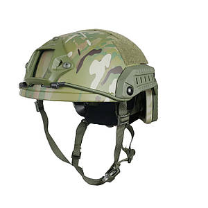 Шолом FAST Future Assault Shell Helmet NIJ IIIA мультикам з покращеними вставками