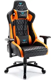 Крісло ігрове AULA F1031 black+orange (6948391286211) (DW)