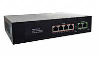 PoE Switch 6005FE 4POE + 2UTP 10 / 100M IEEE 802.3AF