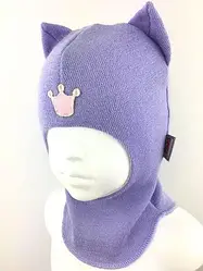 Шапка-шолом для дівчинки Beezy фіолетовий 47-49 см (1-2 роки)
